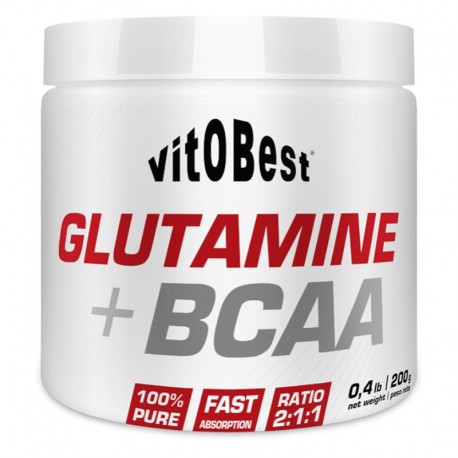 Glutamina + BCAAS 200 gs