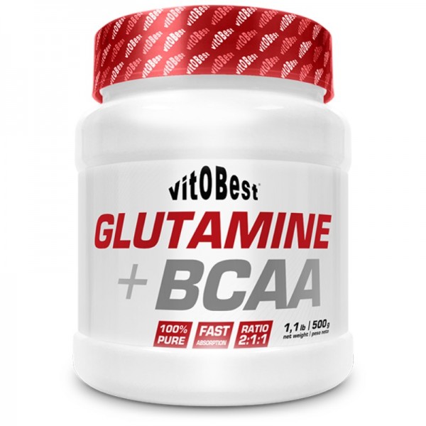 Glutamina + BCAAS 500 gr